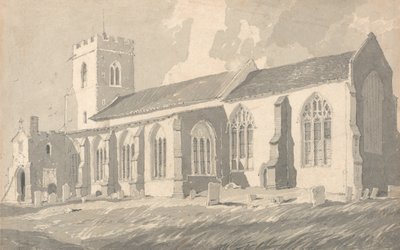 South Side of Catfield Church, Norfolk by John Sell Cotman
